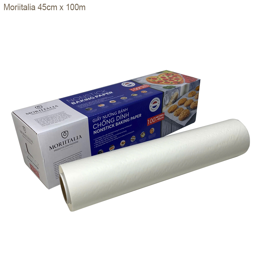Giấy Nướng Bánh Chống Dính MORIITALIA 45cmx100m
