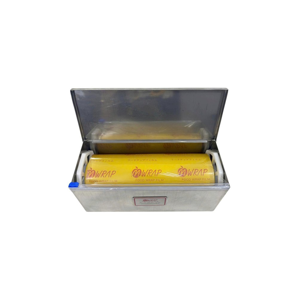 Hộp inox đựng màng bọc MWRAP 30cm có cuộn màng
